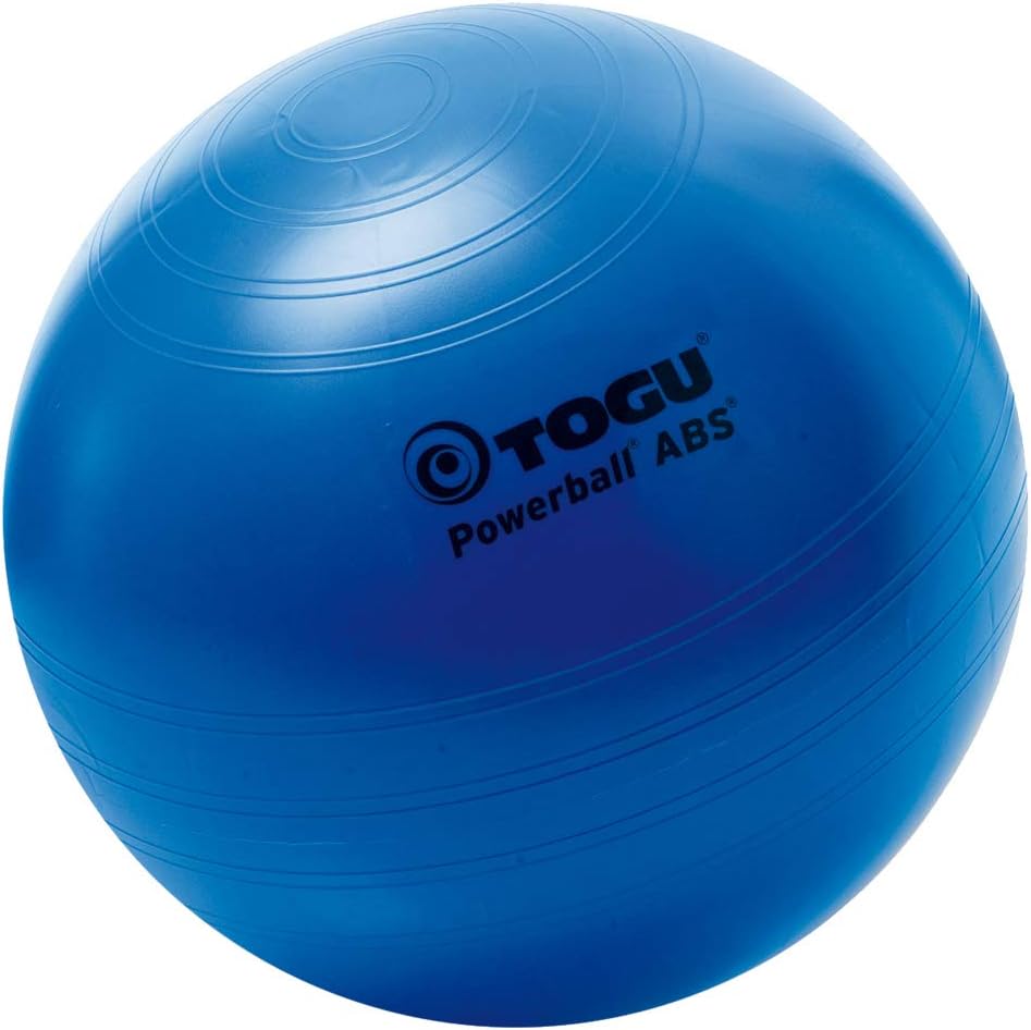 TOGU Gymnastikball Powerball ABS (Berstsicher) 65 cm blau, 65 cm blau