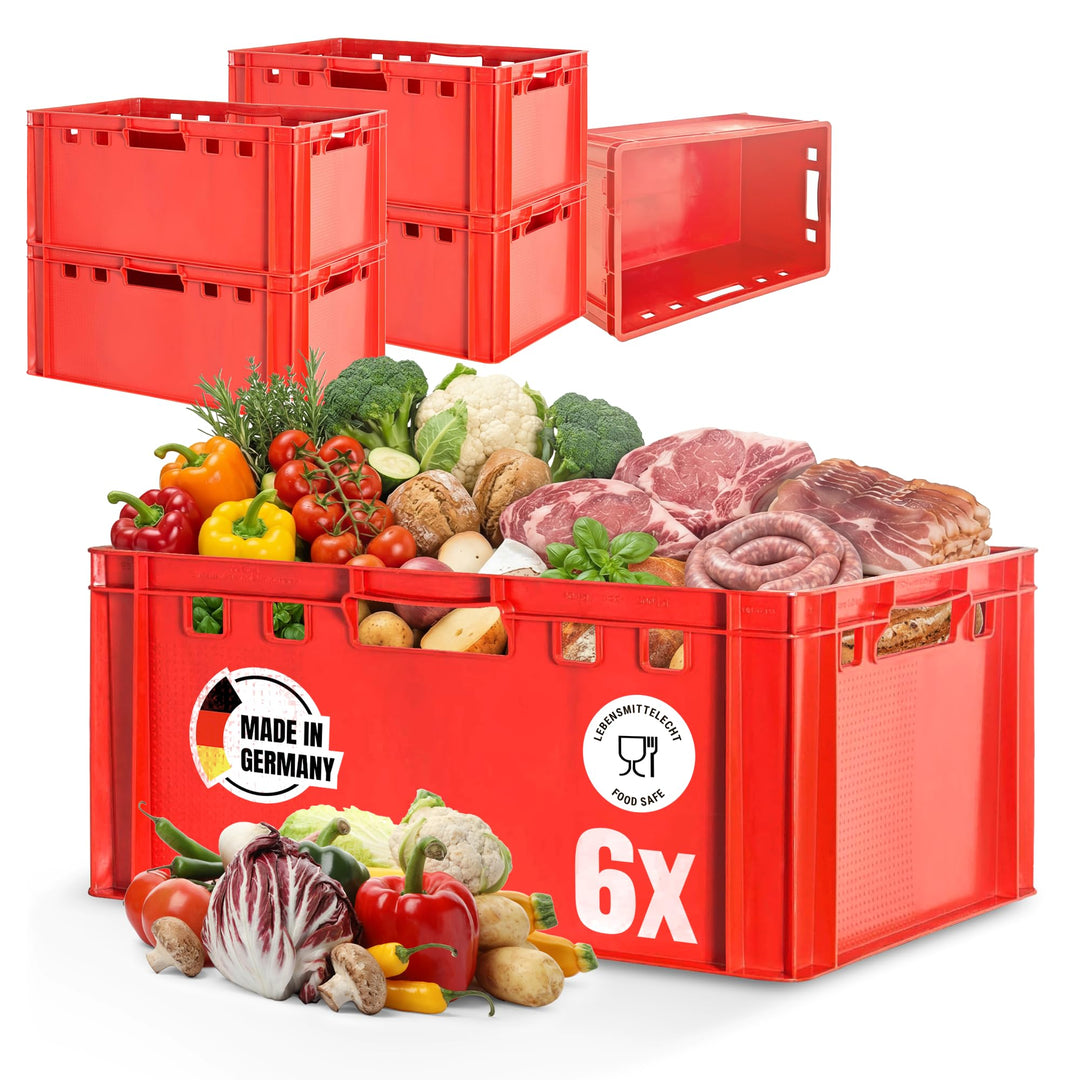 Fleischkiste E3 Fleischkiste Rot Fleischerkiste Fleischkisten Kiste Fleischkiste Eurobox Lebensmitte