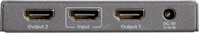 HDMI Splitter 4K60 - Marmitek Split 612 UHD 2.0 - 1 Ein / 2 Aus - Ultra HD - HDMI Verteiler - 3840 x