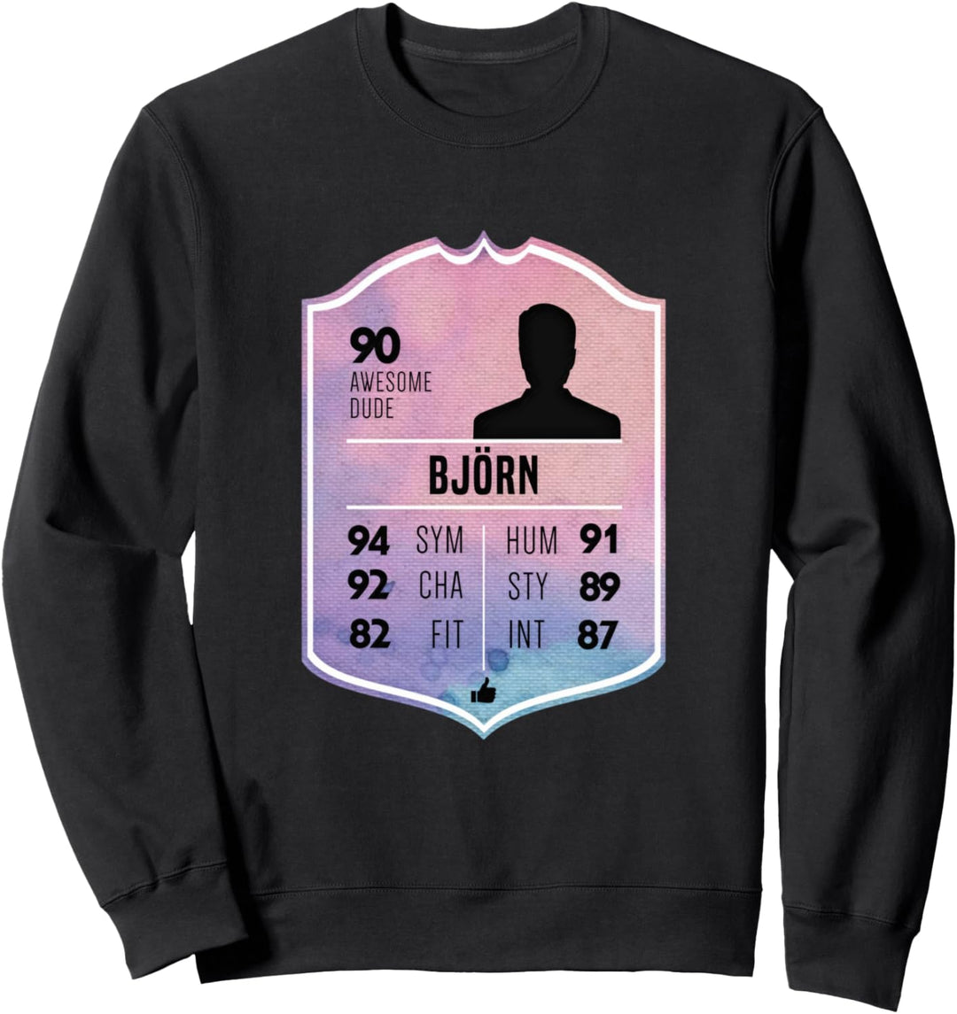 Vorname Björn - lustig witzig - Name Spitzname Wappen Sweatshirt