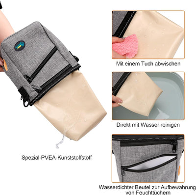 Ownpets Leckerlibeutel für Hunde, Hunde Trainingstasche, Leckerlietasche für Hunde, Snackbeutel mit