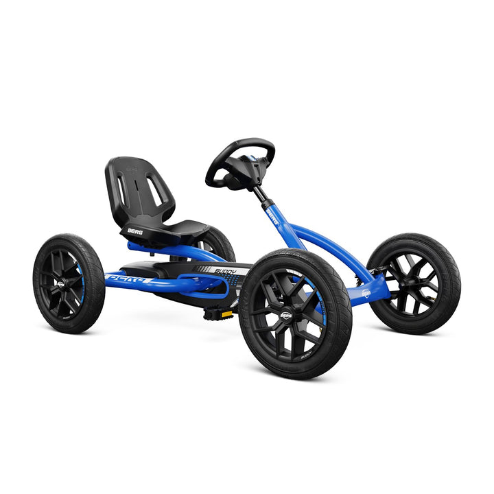 BERG Buddy Blue GoKart | Kinderfahrzeug, Tretfahrzeug mit hohem Sicherheitsstandard, Luftreifen und