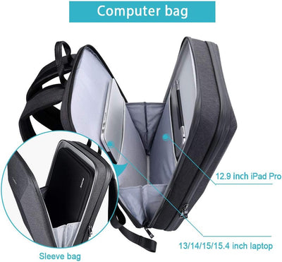 Smatree Laptoprucksack für Apple MacBook Pro 16 Zoll, MacBook Pro 13-15” 2019/2018/2017, leicht Back