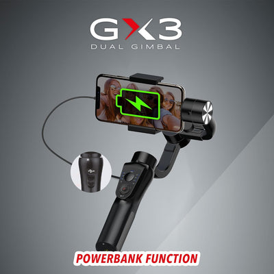 GoXtreme GX3 3-Achsen-Gimbal für Smartphones und Action Cams