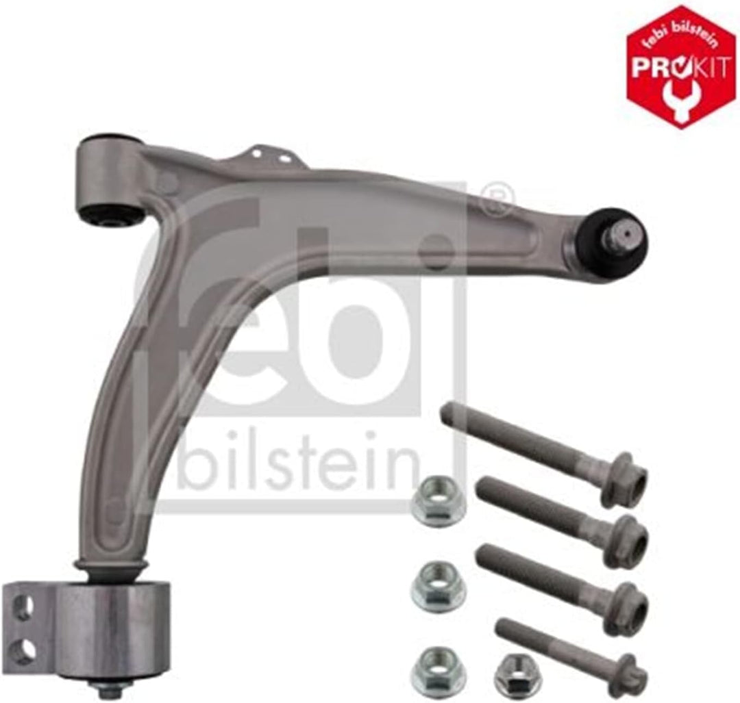 febi bilstein 34228 Querlenker mit Anbaumaterial, Lager und Gelenk , 1 Stück Vorderachse rechts, Vor