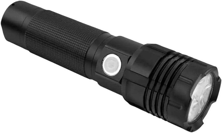 ANSMANN PRO 3000R Professionelle 30W wiederaufladbare LED-Taschenlampe IP67 bewertet 6 Lichtfunktion