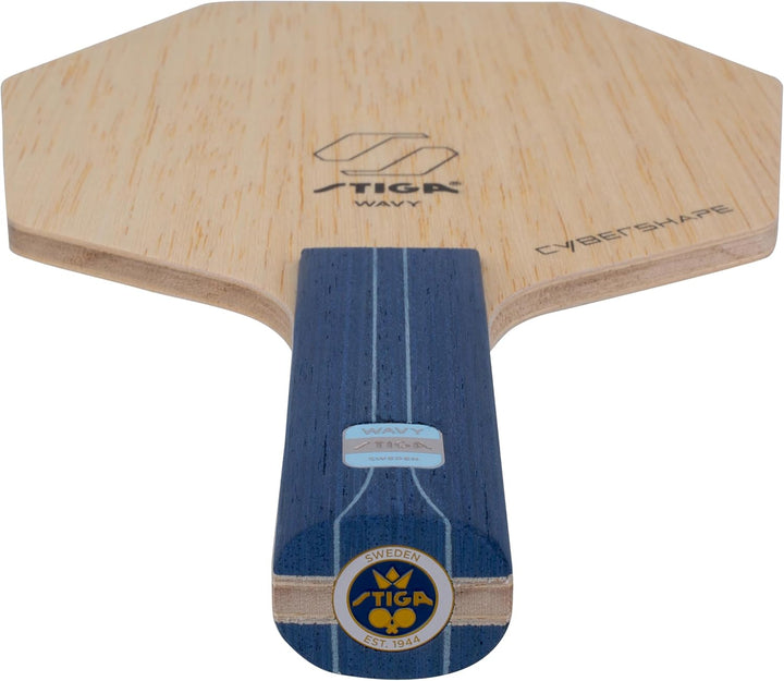 STIGA Wavy Ultra Fibre Profi-Tischtennisholz Cybershape - Classic, Cybershape - Classic