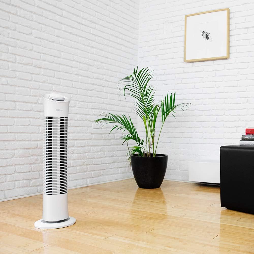 Cecotec Turmventilatoren (EnergySilence 9090 Skyline) (78 cm, Weiss) 19 x 80.5 x 19 cm Control Manua