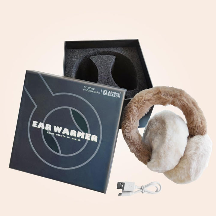 AROMA SEASON® | Beheizte Ohrenwärmer mit integriertem Akku für Damen Herren Kinder im Winter | Behei