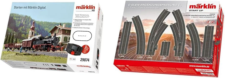 Märklin BR 74 Digital-Startpackung Güterzug Epoche 3, Spur H0 Modelleisenbahn, viele Soundfunktionen