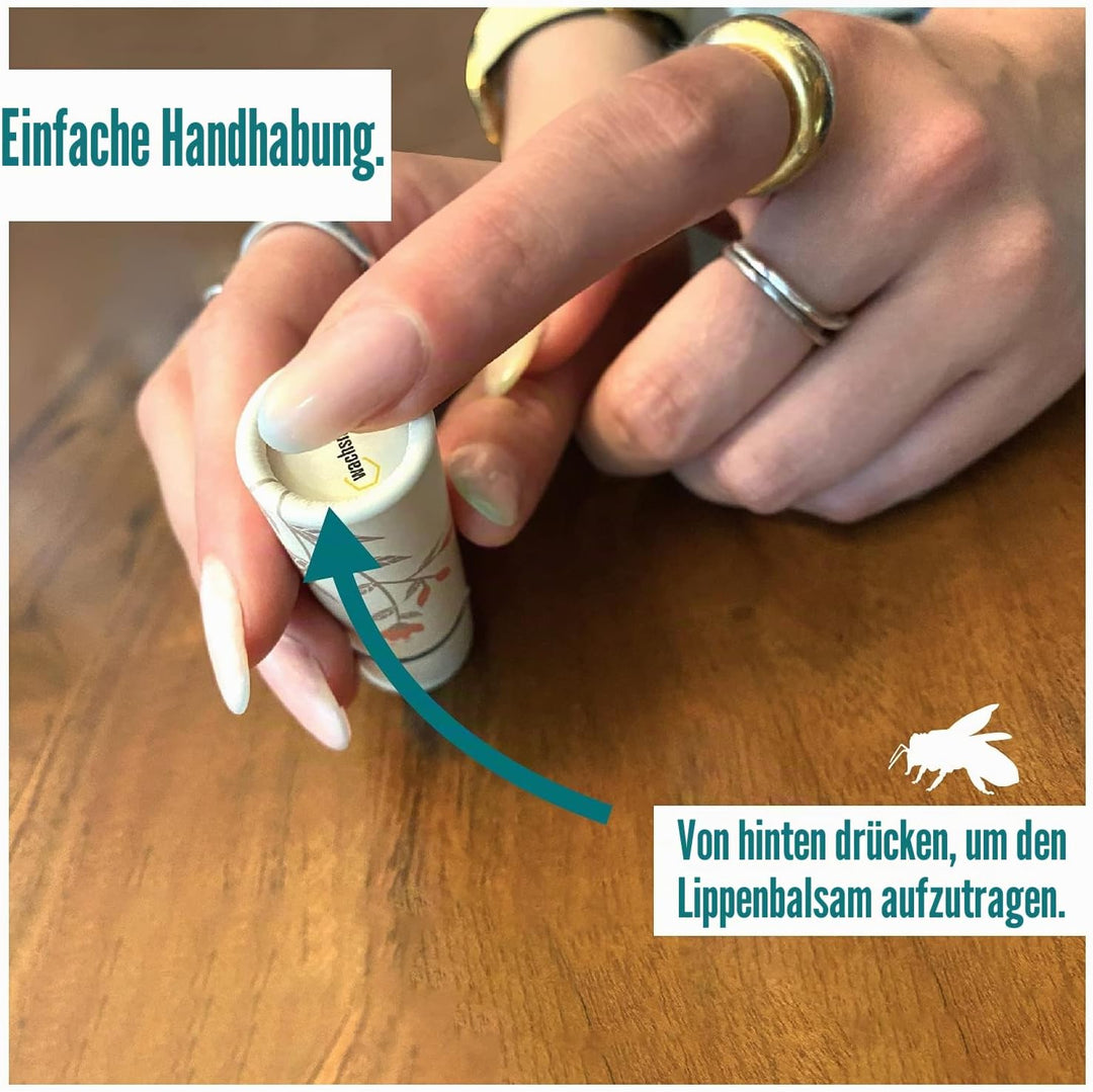 Wachsmann - leere Lippenstifthülsen - Lippenbalsam Behälter aus Pappe - 25 Stück | 10 ml Lippenstift