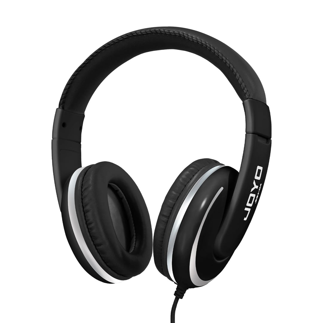 JOYO Over-Ear-Kopfhörer, kabelgebunden, Studiokopfhörer mit 1/4 bis 3,5 mm Klinke für Gitarrenverstä
