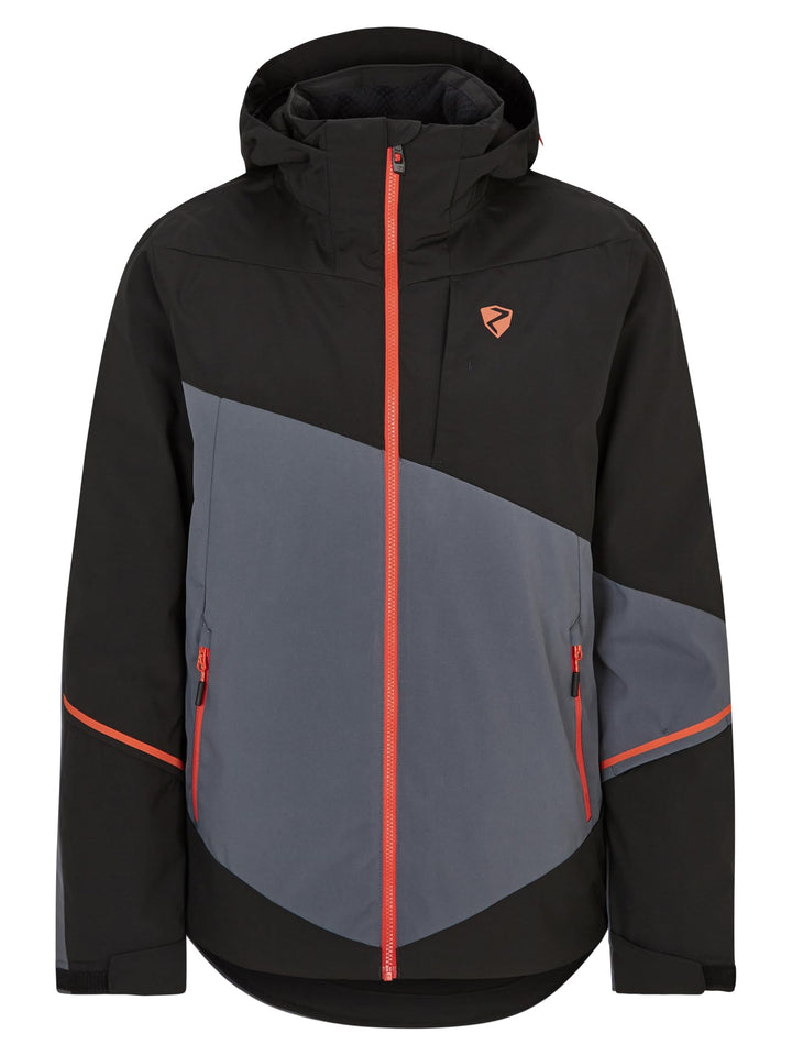 Ziener Herren Timpa Ski-Jacke/Snowboard-Jacke | atmungsaktiv, wasserdicht (1er Pack) 52 ombre, 52 om