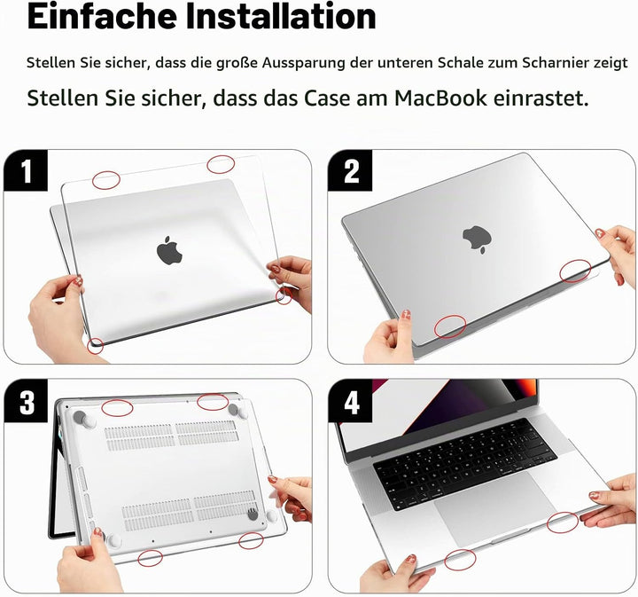Fintie Hülle Kompatibel mit MacBook Pro 16 (2026-2021) M5 M4 M3 M2 M1 Pro/Max A3428 A3429 A3186 A340