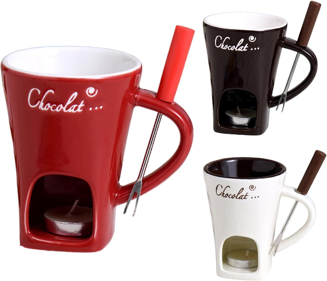 Generisch Schokoladenfondue Tasse, Fondue-Topf, Schokoladen-Fondue-Becher, Keramik-Schokoladen-Schme