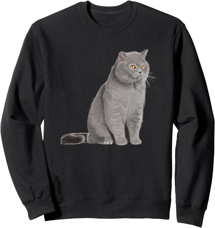 Britisch Kurzhaar Katze Sweatshirt