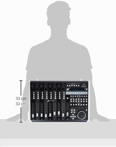 Behringer XTouch Universelle Bedienoberfläche mit 9 berührungsempfindlichen motorisierten Fadern, LC