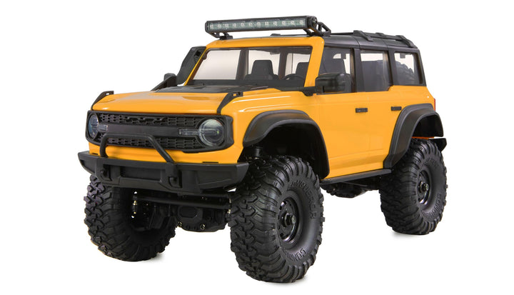 Amewi AMXRock Mini-Caballo Scale Crawler 4WD 1:16 RTR gelb inkl. Fernsteuerung, Akku, Ladekabel