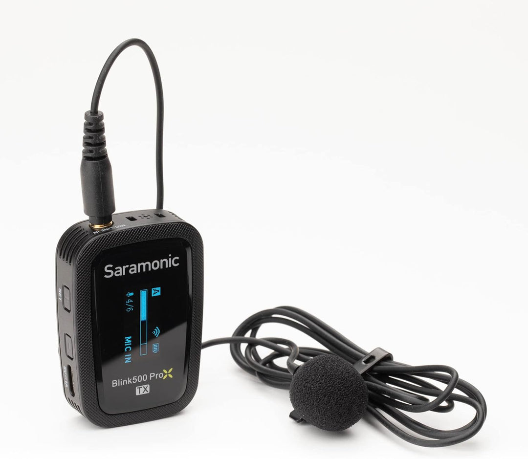 Saramonic Blink 500 Prox B2 | 2 Personen Wireless 2.4GHz Clip-On Mikrofonsystem mit Lavaliers