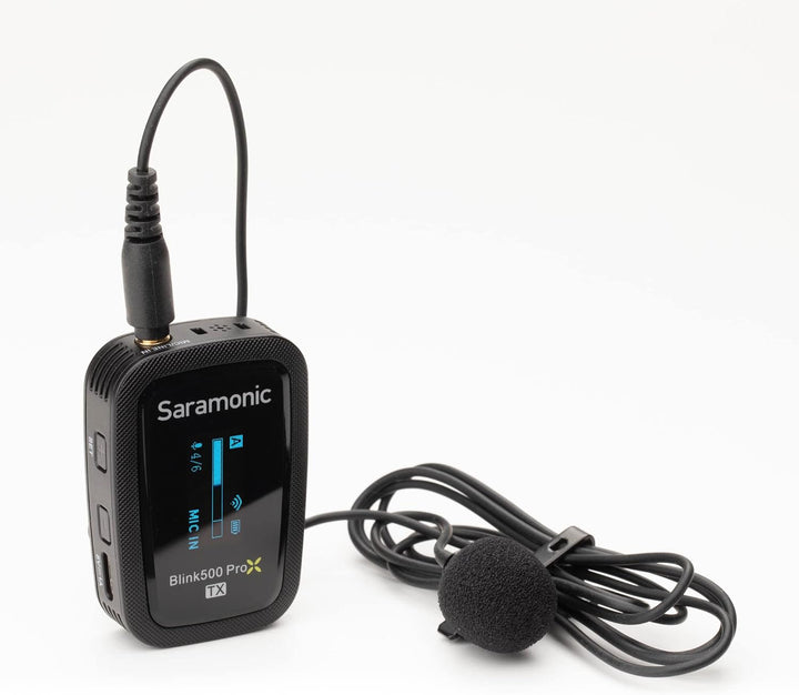 Saramonic Blink 500 Prox B2 | 2 Personen Wireless 2.4GHz Clip-On Mikrofonsystem mit Lavaliers