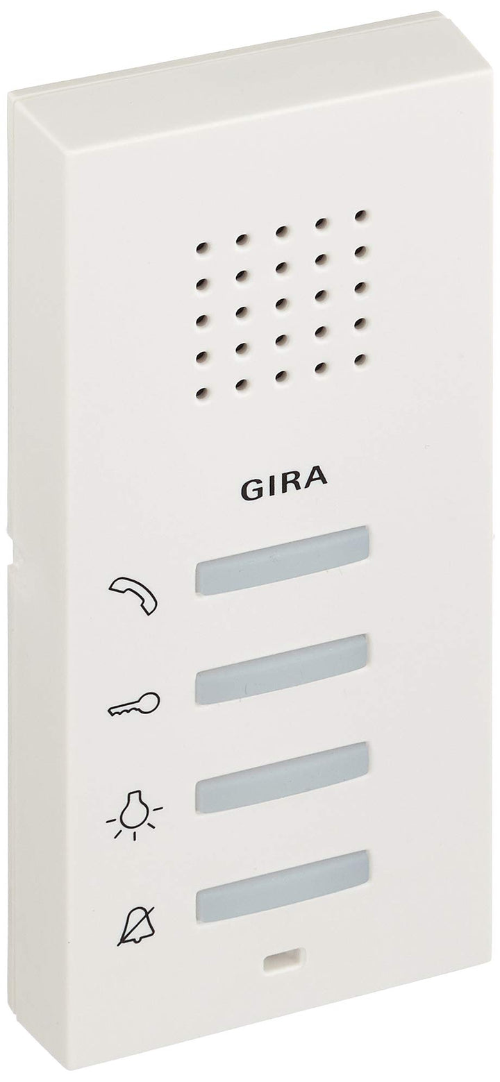 Gira 125027 Wohnungsstation AP System 55 reinweiss seidenmatt