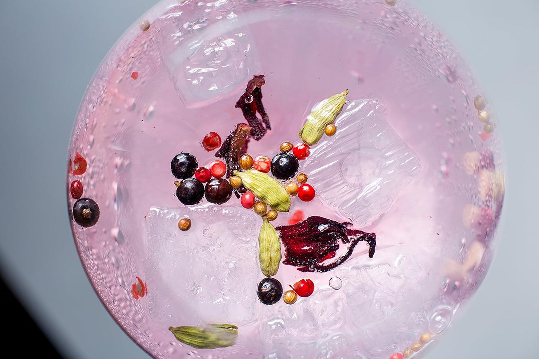 Gin Botanicals Basic Set | 5 hochwertige Gin Tonic Gewürze Box inkl. Rezeptbuch | Geschenkset für Mä