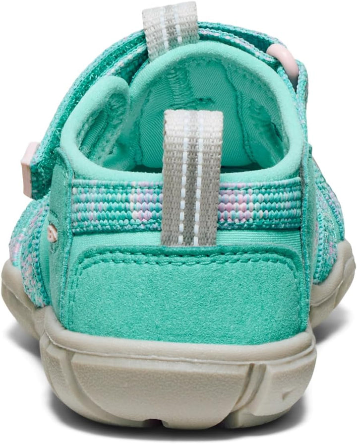KEEN Unisex-Kinder Seacamp 2 Sandalen 32 EU Bright Aqua Giggle Pink, 32 EU Bright Aqua Giggle Pink