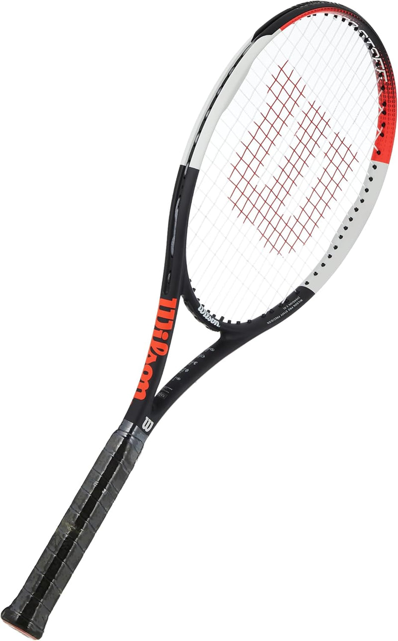 Wilson Tennisschläger Pro Staff Precision 100, Carbonglasfaser, Grifflastige Balance, 320 g, 68,6 cm