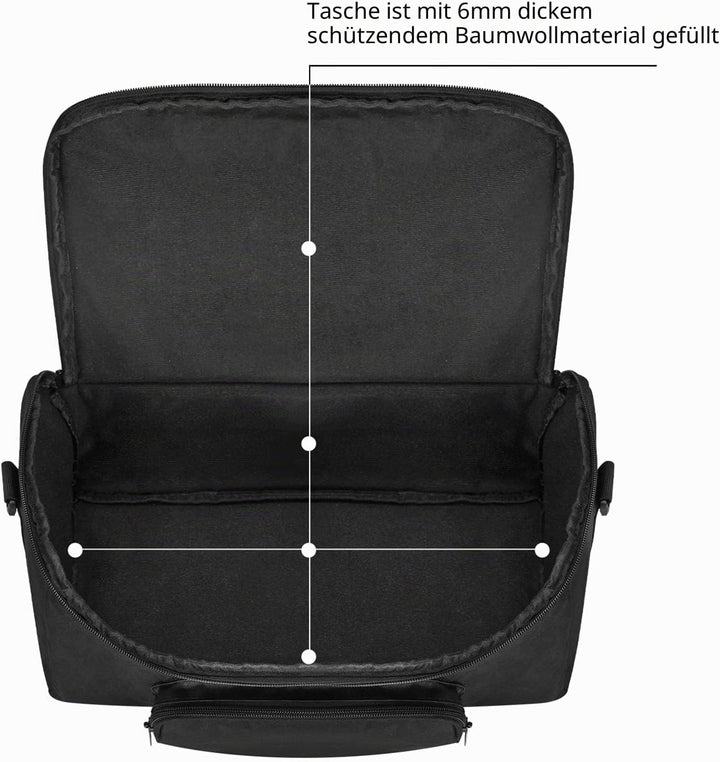 Hzycwgone Tasche Hülle Tragetasche für W-King T9-2 80W Tragbarer Kabelloser Lautsprecher Box Musikbo