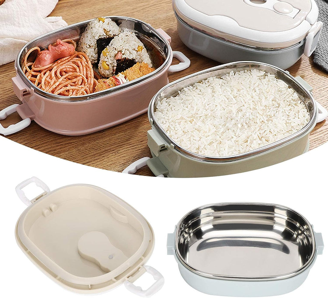 Thermo Lunchbox, 304 Edelstahl-Lunchbox, Thermo Essensbehälter Mehrschichtige Lebensmittelbehälter m