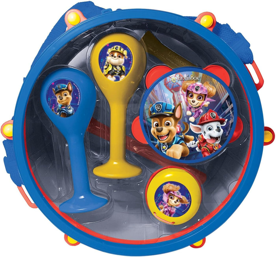 Lexibook Paw Patrol Chase Marshall Musikspielzeug, Musik-Set, 7 Musikinstrumenten (Trommel, Maracas,