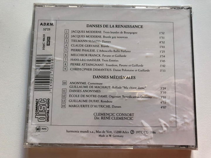 Danses de la Renaissance, Audio-CD