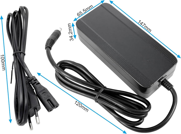 PowerSmart® 42V 2A Ladegerät Netzteil für 36V Akkus von Bullrock, Haamstede, Blue Glider, LLOBE Metr