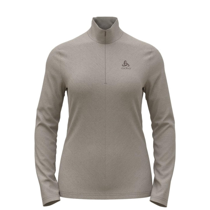 Odlo Damen Midlayer 1/2 Zip Roy Pullover S Beige, S Beige