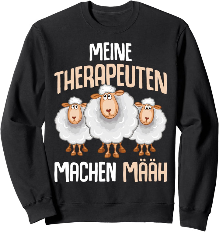 Schaf lustige Sprüche Schäfer Landwirt Bauer Sweatshirt