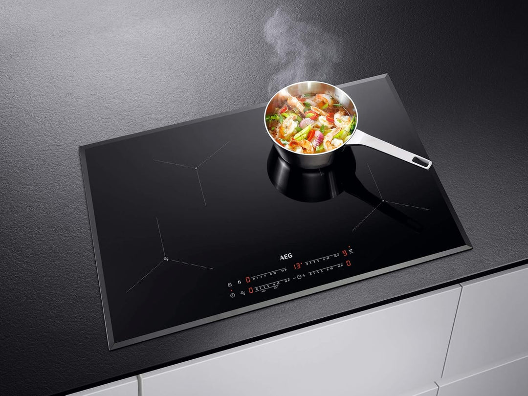 AEG IAE84431FB Unterputz Induktion, Schwarz 80 cm / 4 Zonen, 80 cm / 4 Zonen