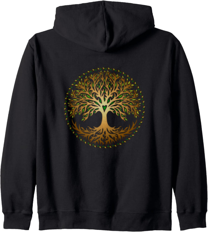 Yggdrasil, Baum des Lebens, Tree of Life, Keltisch, Nordisch Kapuzenjacke