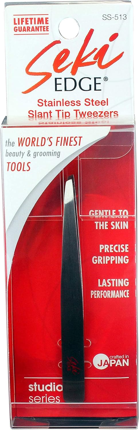 Seki Edge Stainless Steel Slant Tweezer (Pinzette)