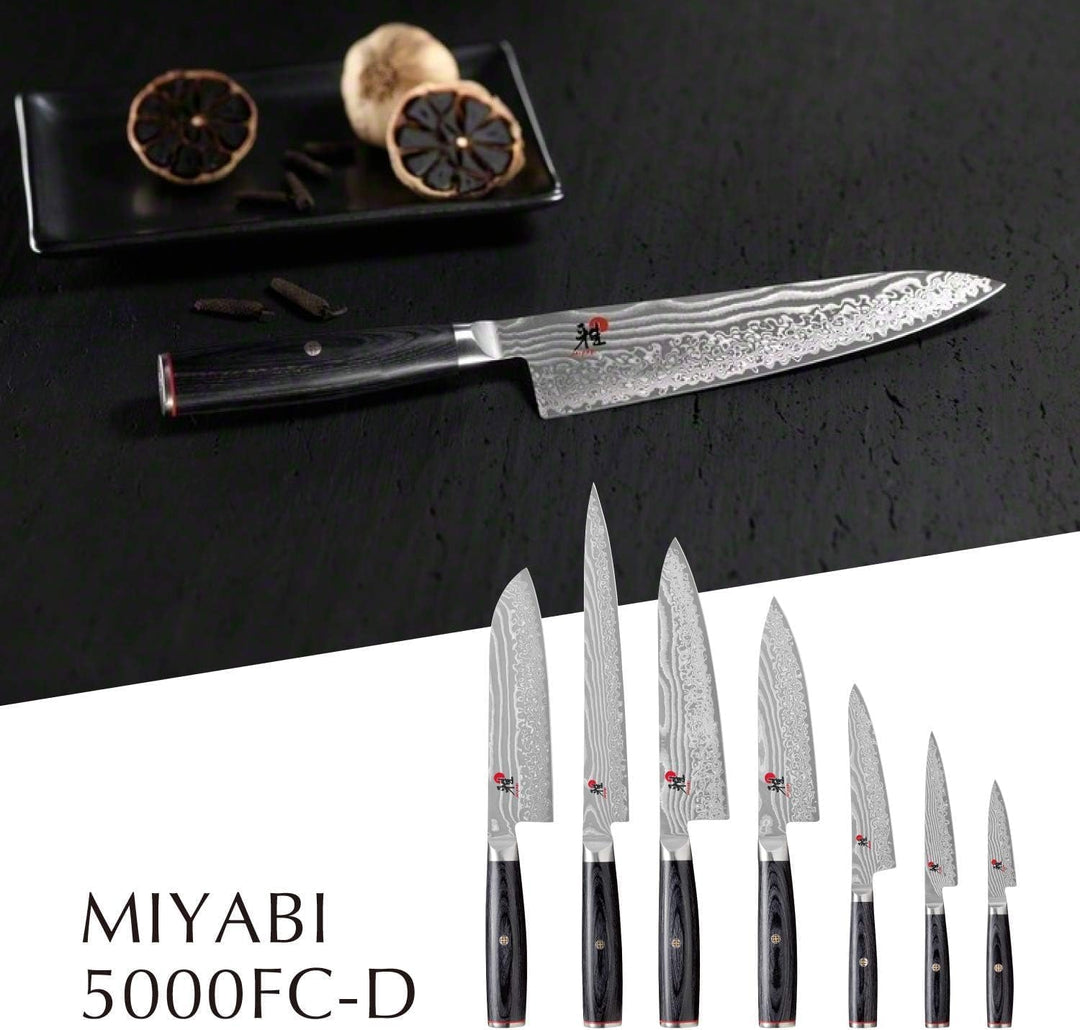 MIYABI SANTOKU Klingenlänge 20 cm Japanisch Messer Fleisch Gemüse scharf