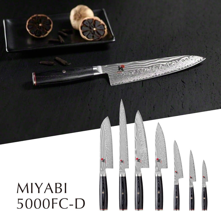 MIYABI SANTOKU Klingenlänge 20 cm Japanisch Messer Fleisch Gemüse scharf