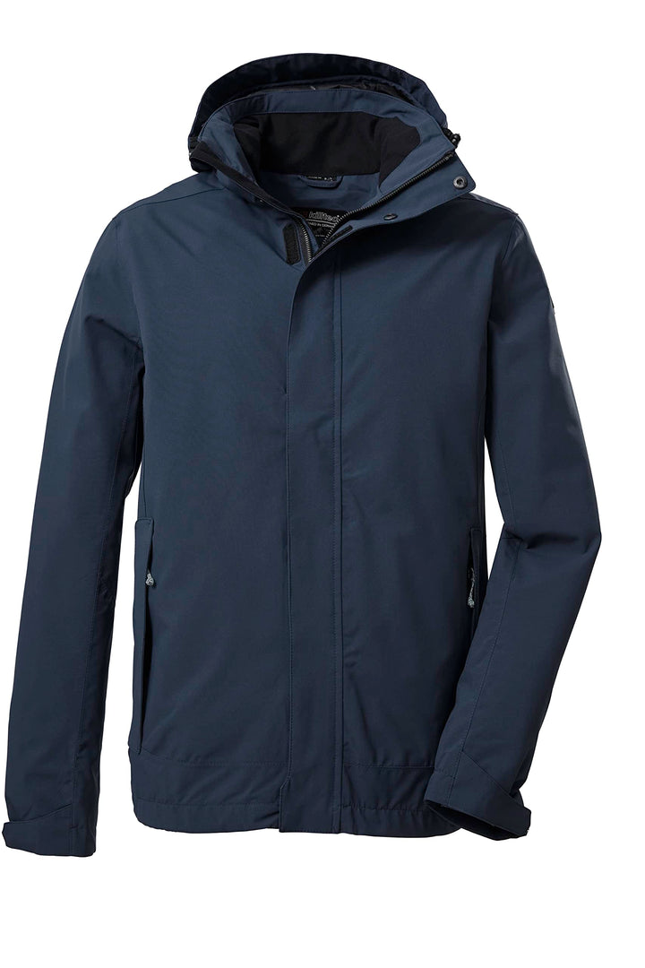 Killtec Herren Kos 87 Mn Jckt_xenios Funktionsjacke/Outdoorjacke mit abzippbarer Kapuze M dunkelnavy