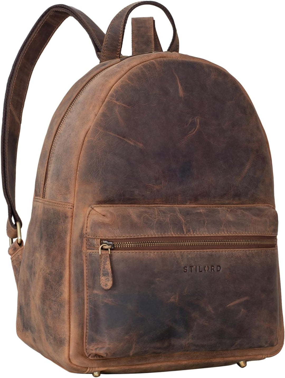 STILORD 'Flynn' Grosser Rucksack Leder XL Lederrucksack für Damen Herren Laptop Rucksack Reiserucksa