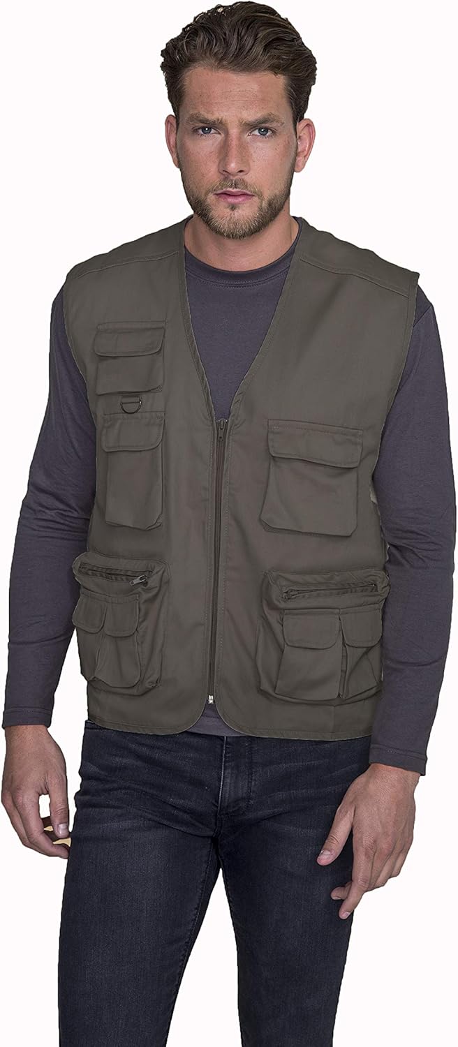 WILD - Unisex Multipocket Weste, Noir
