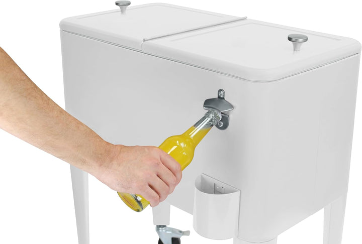 Kailua Cooler - Kühlbox, Kühlwagen, Getränkekühler Weiss, Weiss