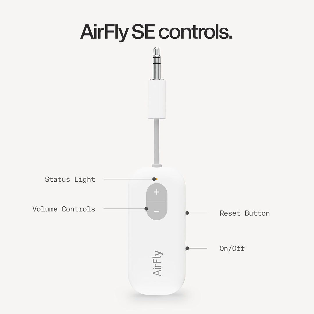 Twelve South AirFly SE Bluetooth Wireless Transmitter/Adapter für AirPods/Kabellose oder geräuschunt