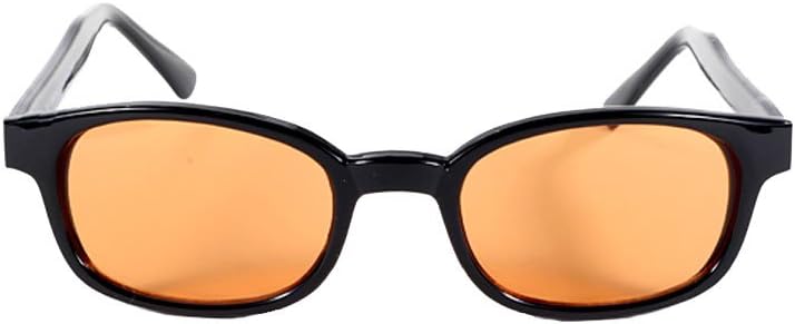 Original KD's Biker Sunglasses with Orange Lenses by Pacific Coast Sunglasses