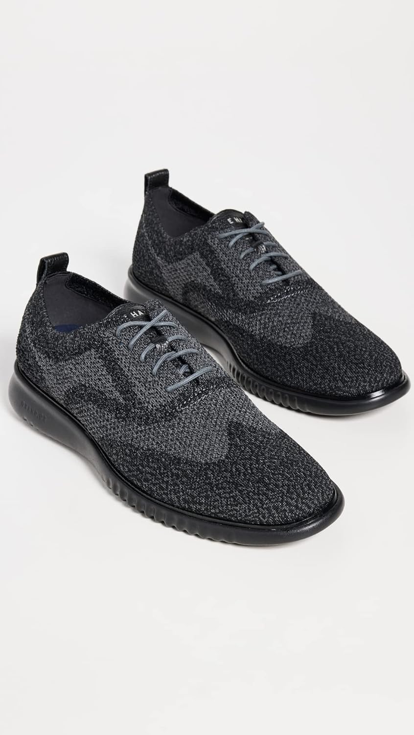 Cole Haan Herren Zerogrand Stitchlite Oxfords 40.5 EU Schwarz Black Magnet Black Magnet, 40.5 EU Sch