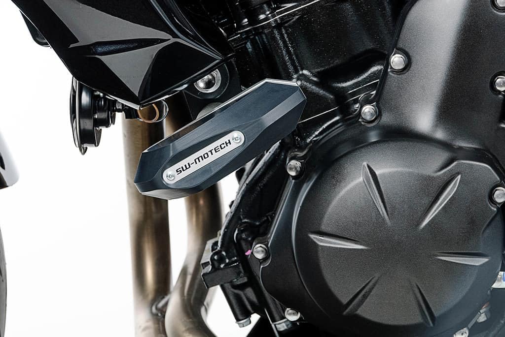 Sturzpad-Kit, schwarz, Kawasaki ER-6n (2012-)