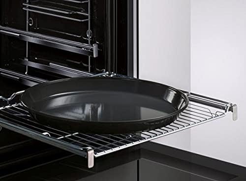 Bosch HEZ617000 Zubehör für Backöfen, Pizzaform, anthrazit emailliert, Made in Germany