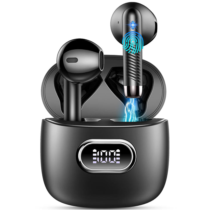 Bluetooth 5.3 Kopfhörer In Ear Kopfhörer Kabellos Bluetooth mit ENC Dual Mic, 2022 Kabellose Kopfhör
